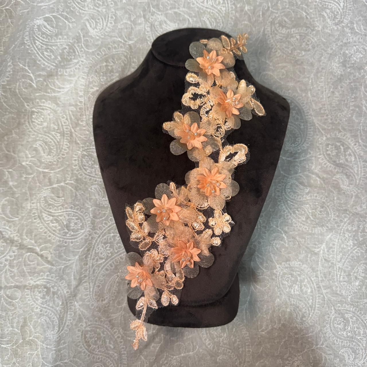 3d Floral Lace Applique Patch