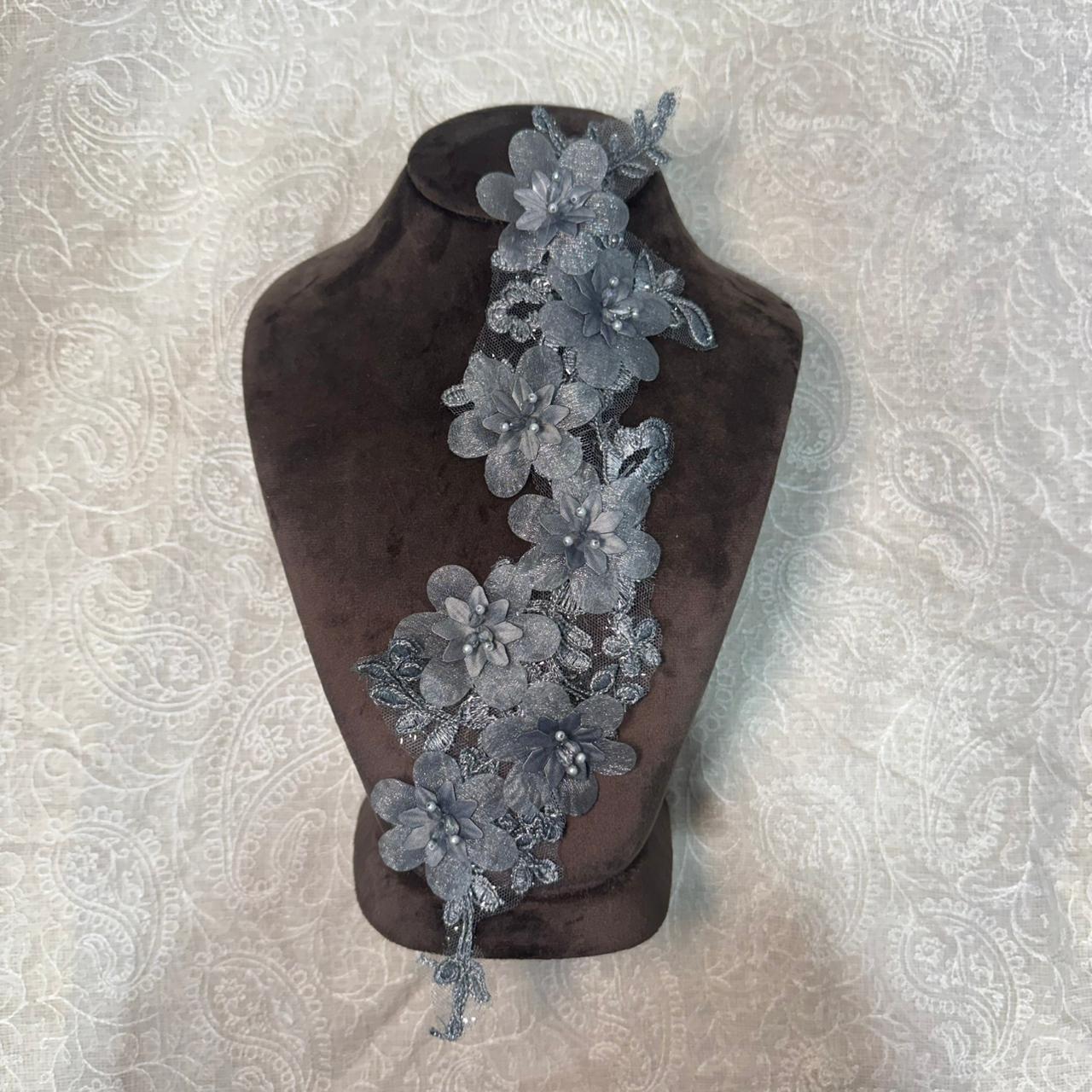 3d Floral Lace Applique Patch