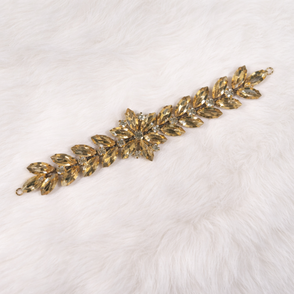Golden color Stonework Chain Patch