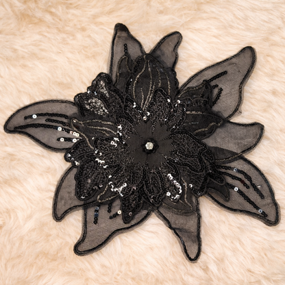 Flower Patches Sequins work 1 pc
