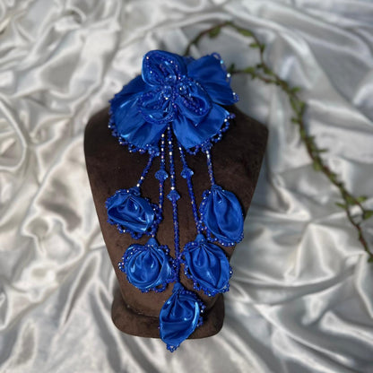 Beautiful Handmade Floral Tassel Embroidery Patch