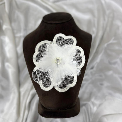 Ethnic Sequence & Pearl Work Pocket Applique