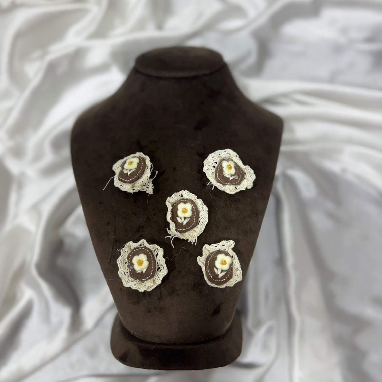 Decorative Cotton Lace Flower Applique Patch