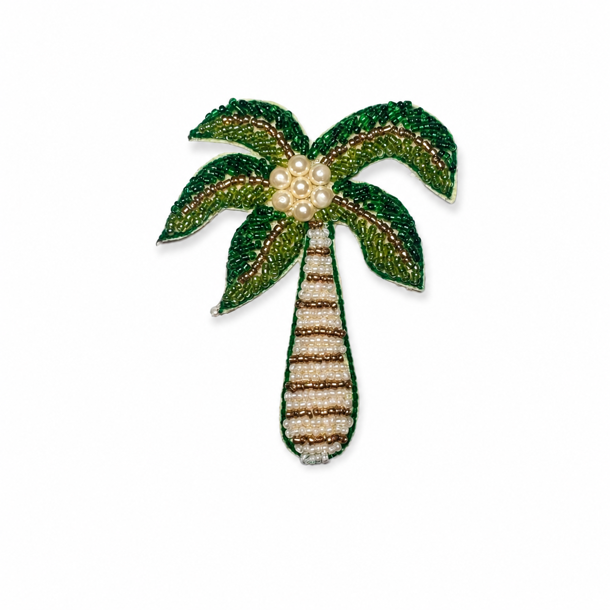Handmade Beaded Palm Tree Patch (1PIece)