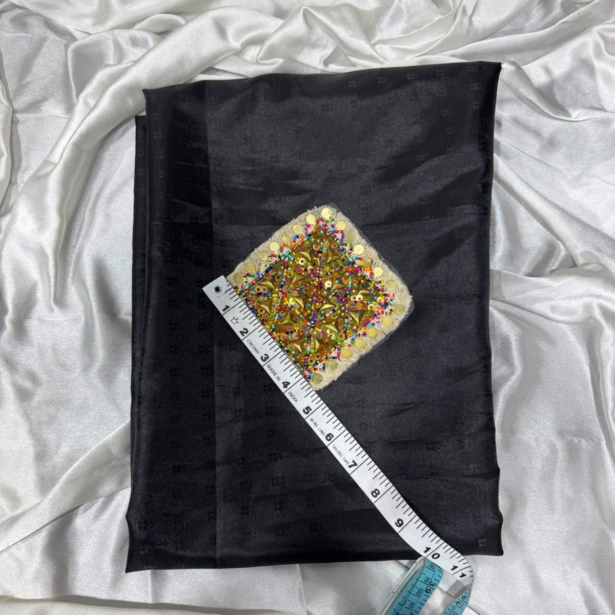 Multicolor Beaded & Sequin Embroidery Patch