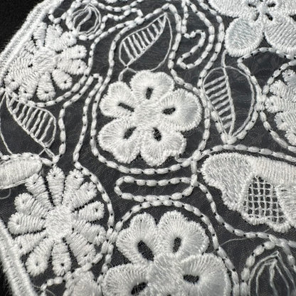 Designer Floral Embroidery Pocket Patch