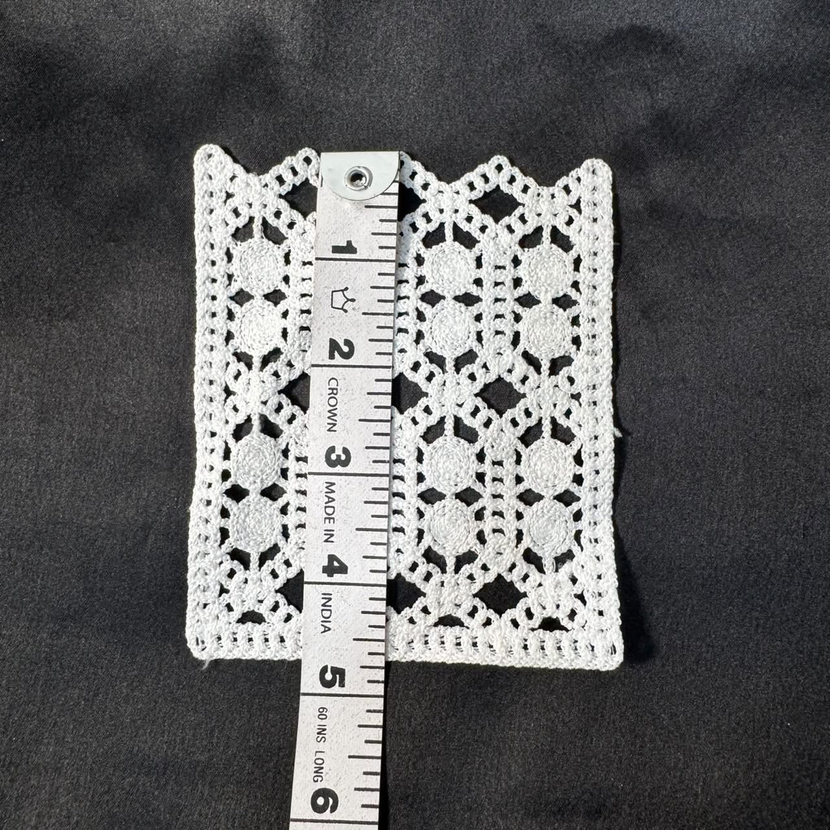 Intricate Floral Motif Pocket Badge