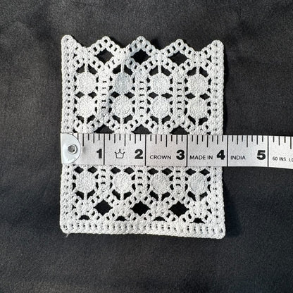 Intricate Floral Motif Pocket Badge
