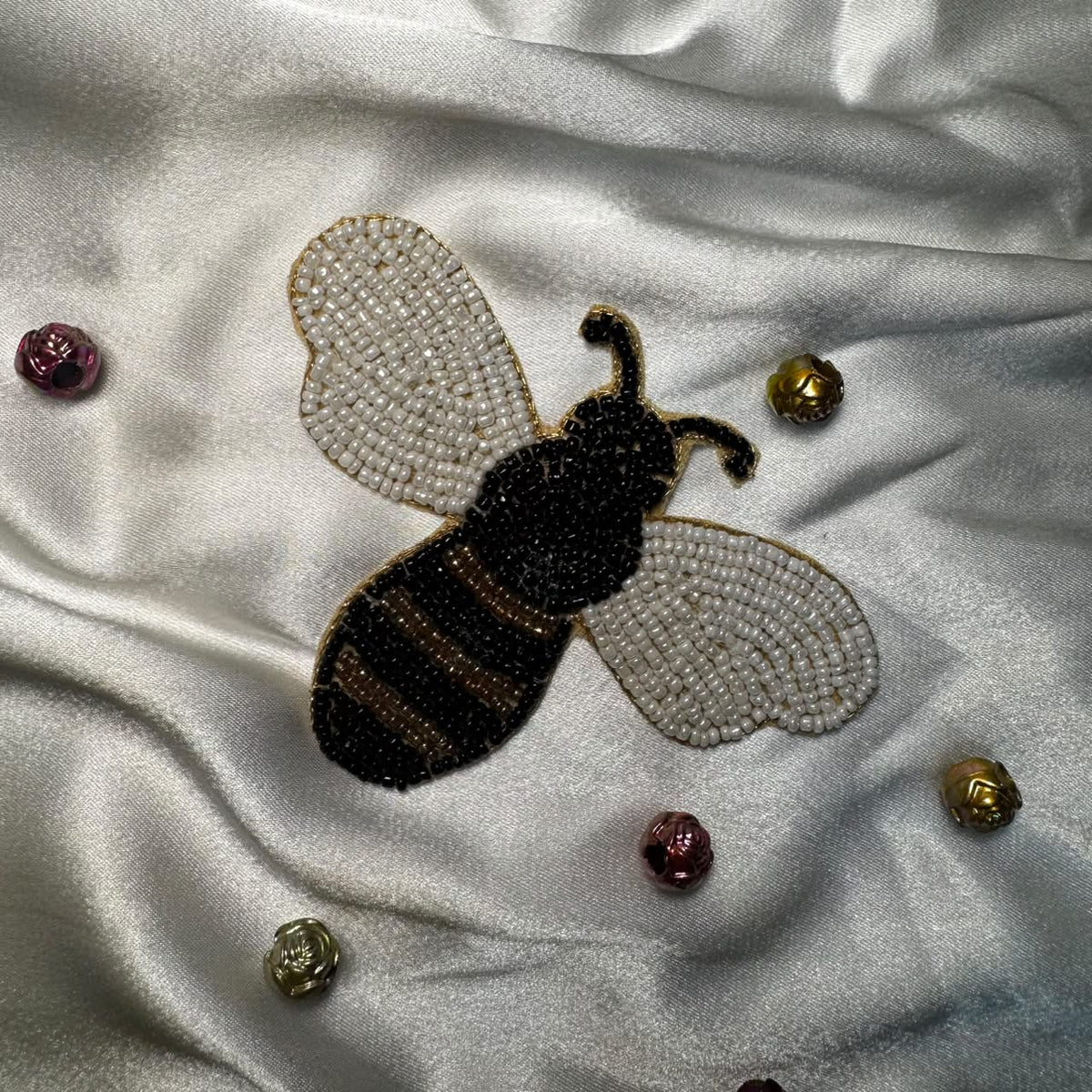 Sparkling Butterfly Crystal Work Patch