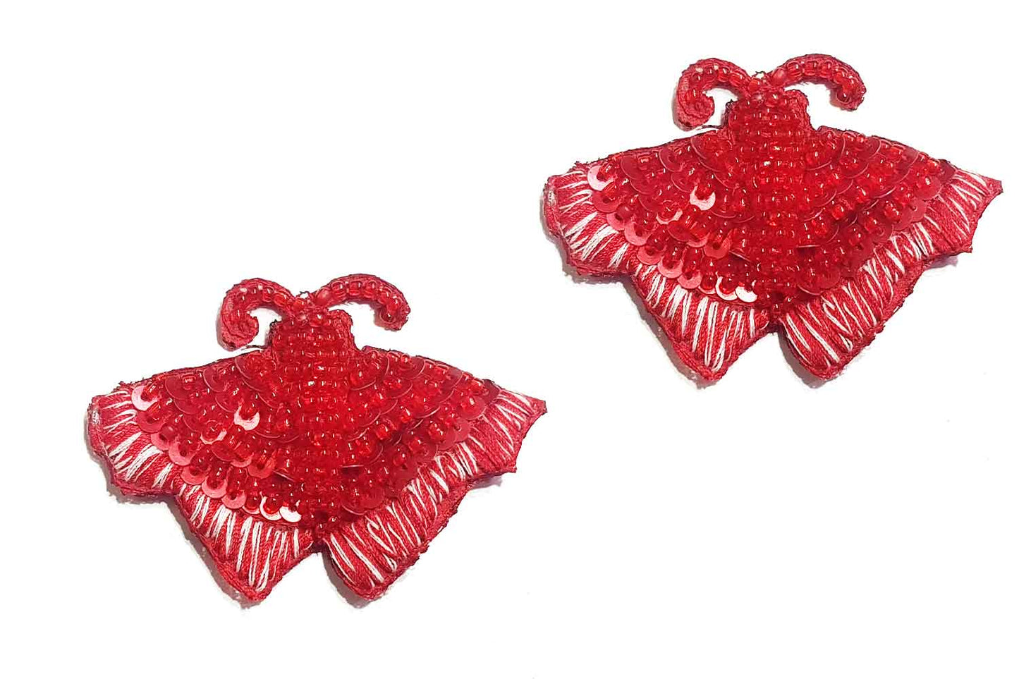 Thread & Sequins Work Designer Butterfly Patch