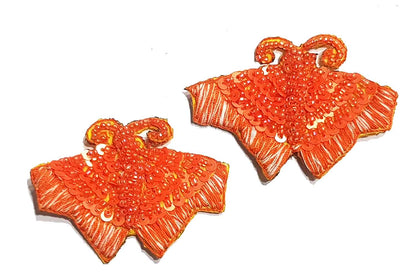 Thread & Sequins Work Designer Butterfly Patch