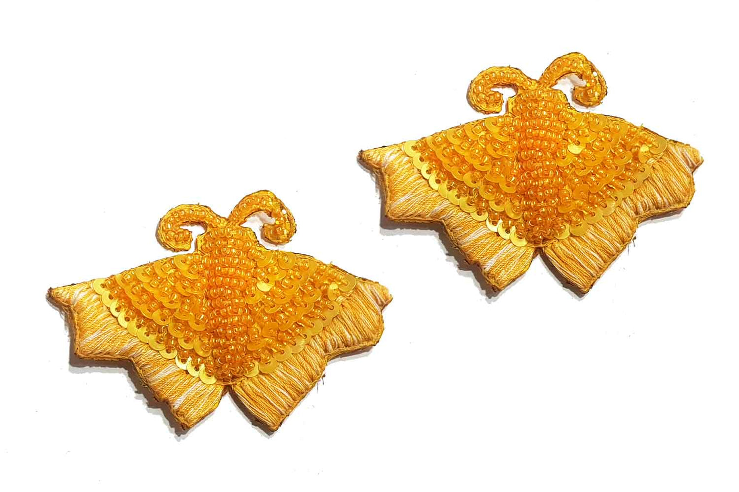 Thread & Sequins Work Designer Butterfly Patch
