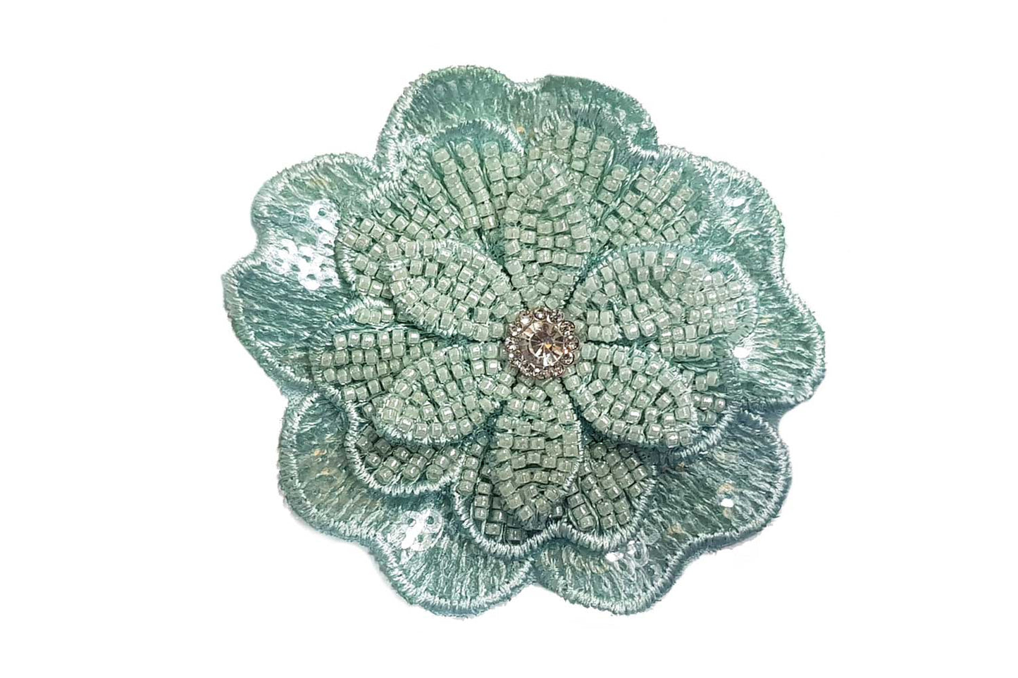 Bead Work Fancy Flower Patch