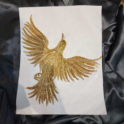 Golden Color Bird Patch 1 piece