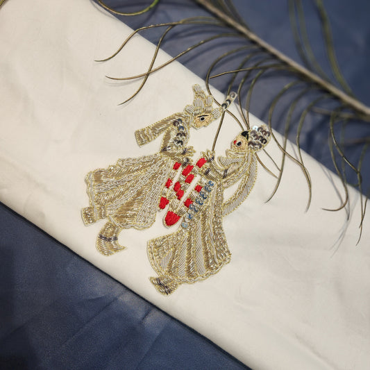 Water Golden Bridal Varmala Patch