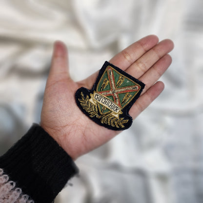 Black, Green Designer Men Gents Shirt Patch 1 Piece