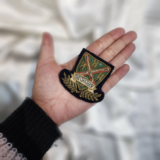 Black, Green Designer Men Gents Shirt Patch 1 Piece