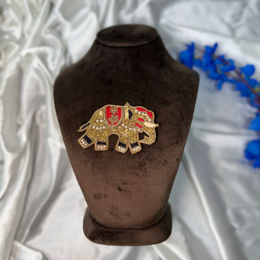 Royal Elephant Handwork Applique Patch