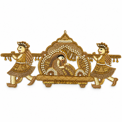Designer Doli Zardozi Embroidered Applique Patch
