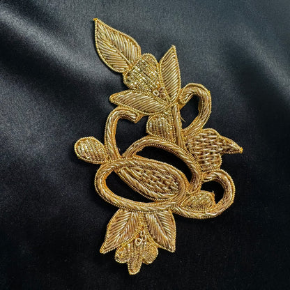Royal Heritage Floral Embroidery Patch
