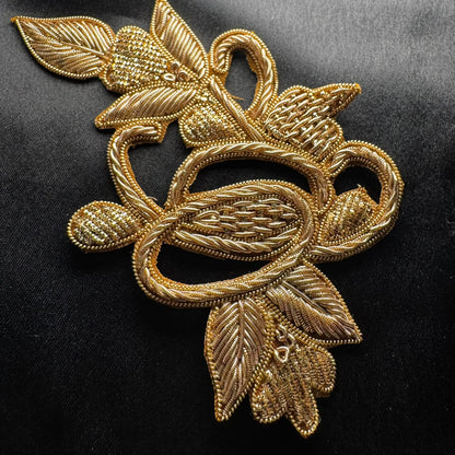 Royal Heritage Floral Embroidery Patch
