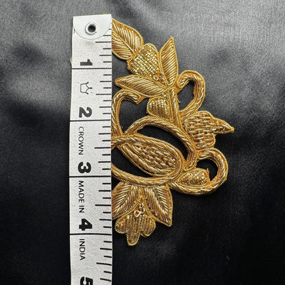 Royal Heritage Floral Embroidery Patch