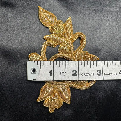 Royal Heritage Floral Embroidery Patch