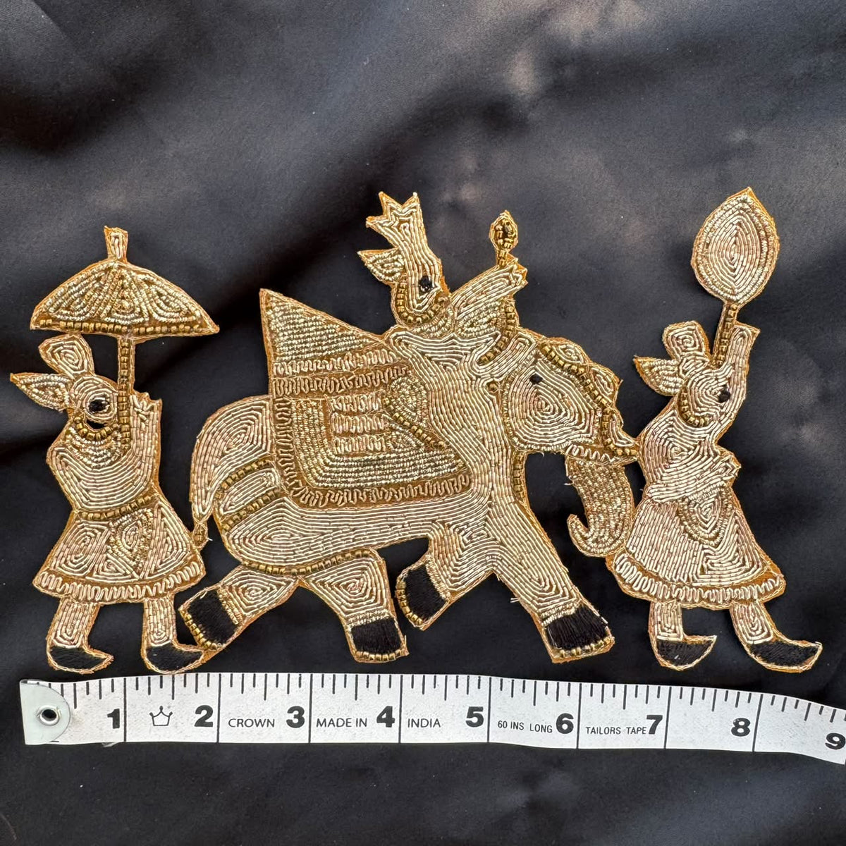 Elephant Doli Patch for Bridal Blouse Outfits