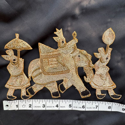 Elephant Doli Patch for Bridal Blouse Outfits