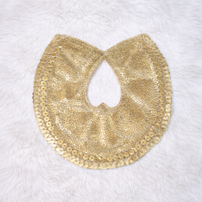 Sequins work Back Neck Patch