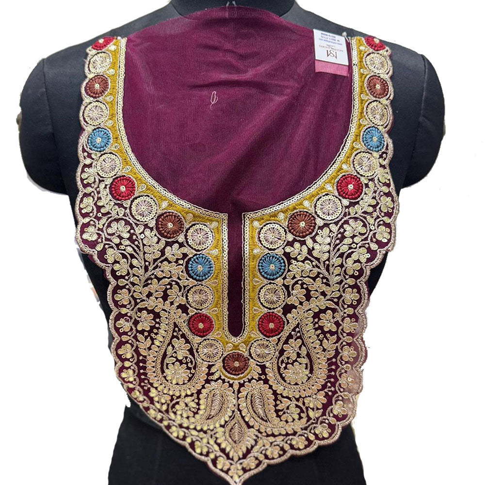 Sequins and Gota work Neckline Patch