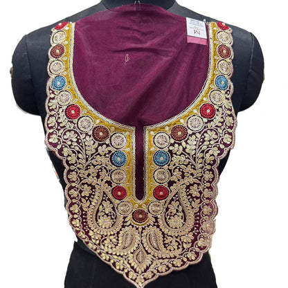 Sequins and Gota work Neckline Patch