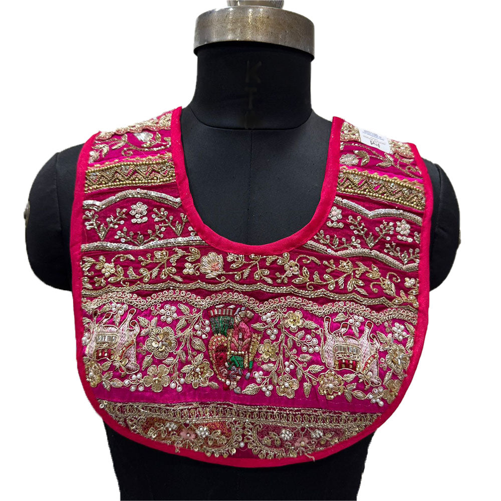 Stylish Floral Handwork Neckline Applique Patch