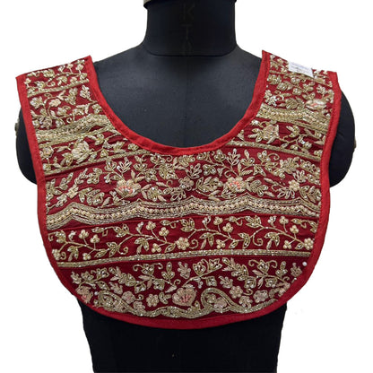 Stylish Floral Handwork Neckline Applique Patch