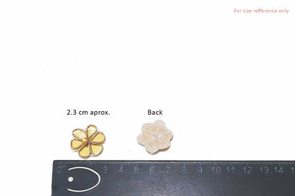Golden Stonework Butti Patches 20 Pieces
