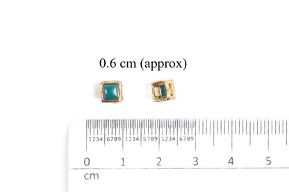 Mohan Shoppe Plastic Stones for Embroidery Work Ladies Suits, Dresses, Blouses, Gowns, Beading, Art and Craft and Decoration, Package of 50 grams