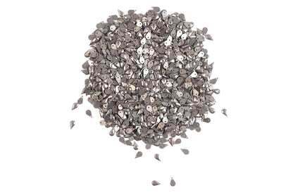 Mohan Shoppe Drop Shape Plastic Stones for Embroidery Work Ladies Suits, Dresses, Blouses, Gowns, Beading, Art and Craft and Decoration, Package of 100 Grams
