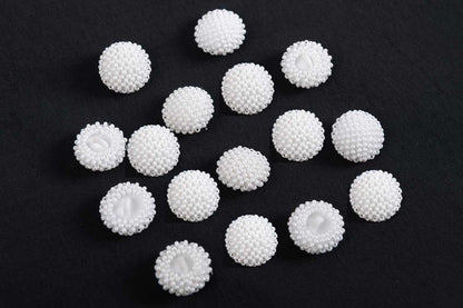 Pearl work Round Shape Light Weight Buttons