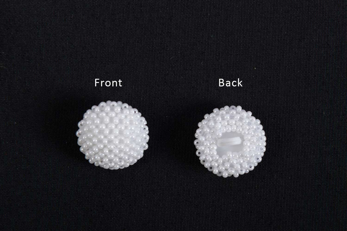 Pearl work Round Shape Light Weight Buttons