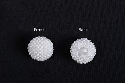 Pearl work Round Shape Light Weight Buttons