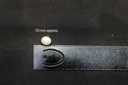 Textured Off-White Color Pearl Buttons