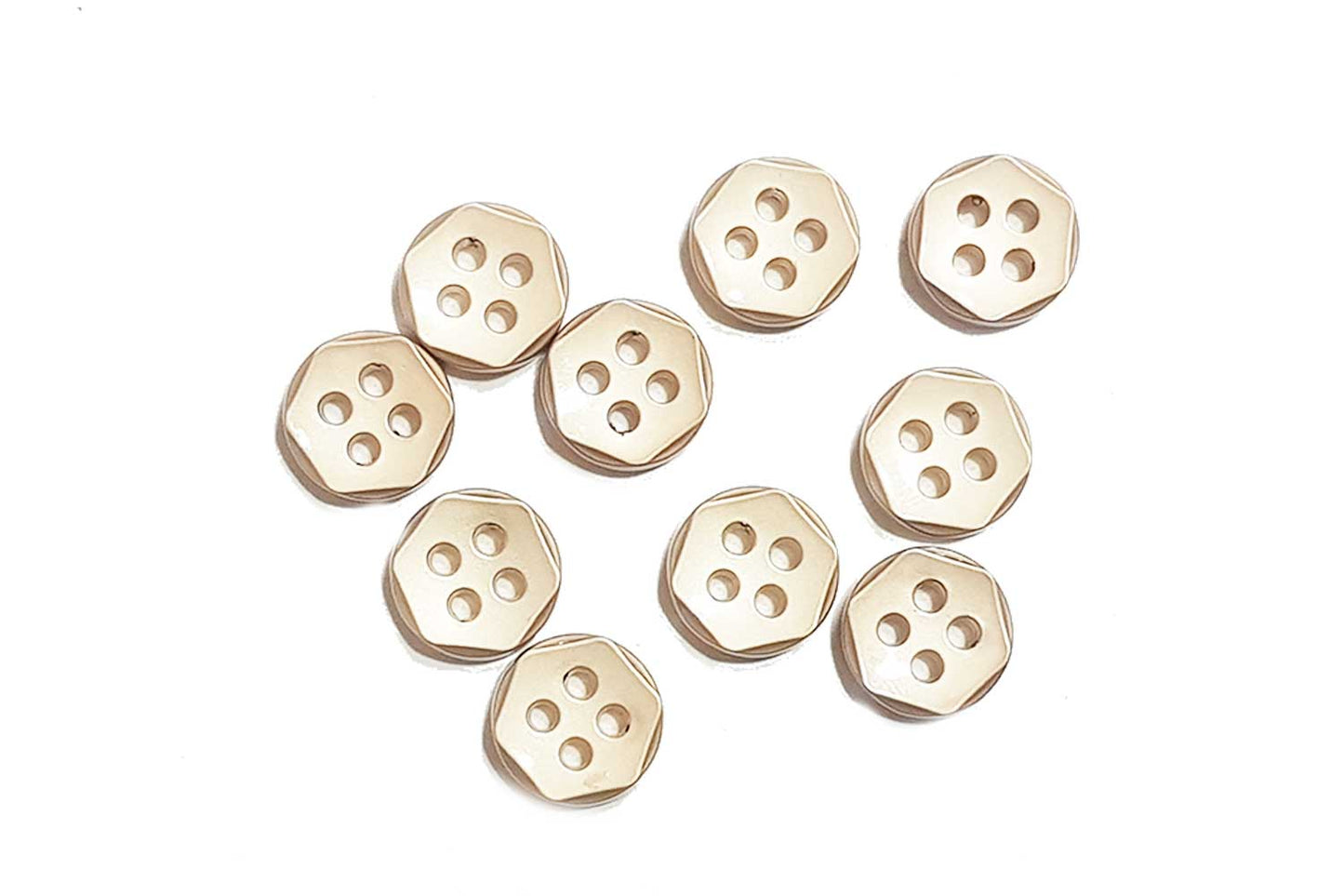 Designer Round Shape 4 Hole Shirt Buttons