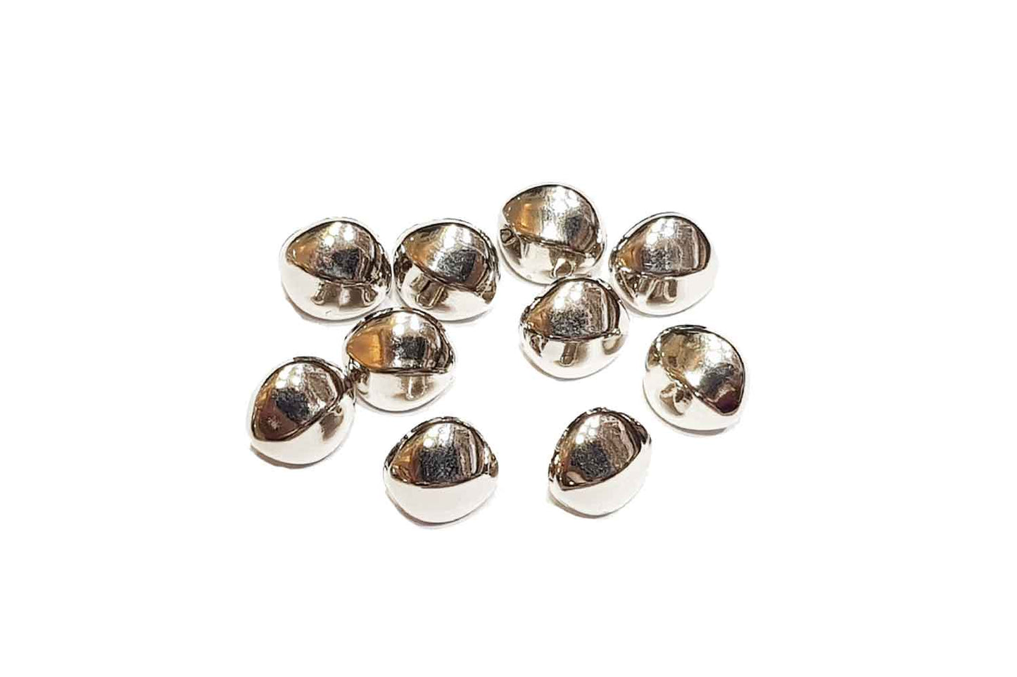 Metal Round Shape Loop Hole Shirt Buttons
