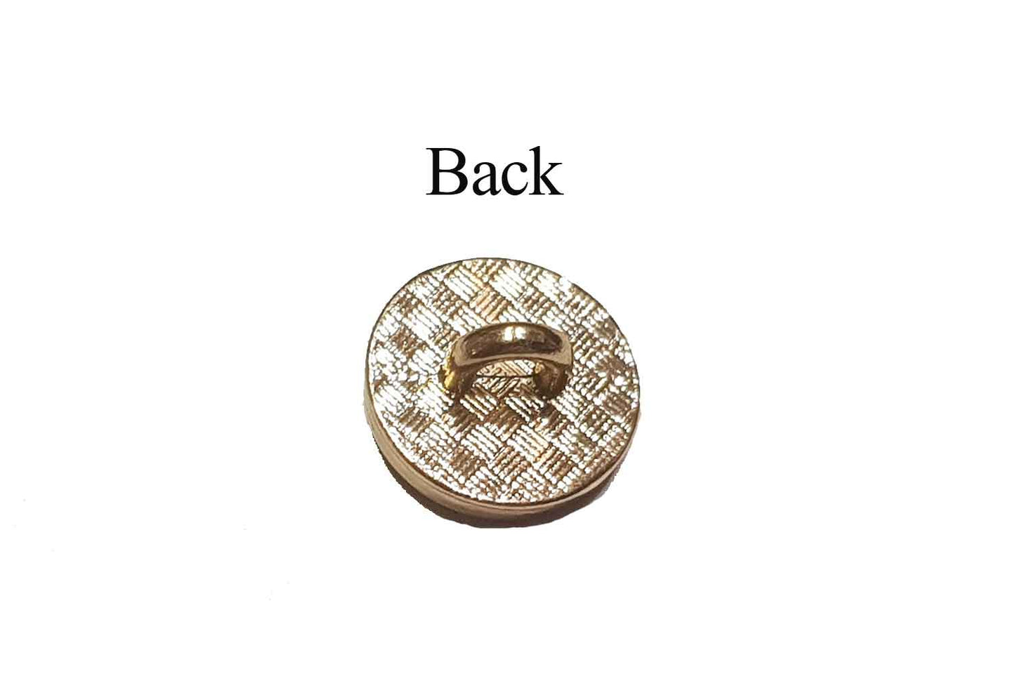 Fancy Black & Gold Flower Design Shirt Buttons