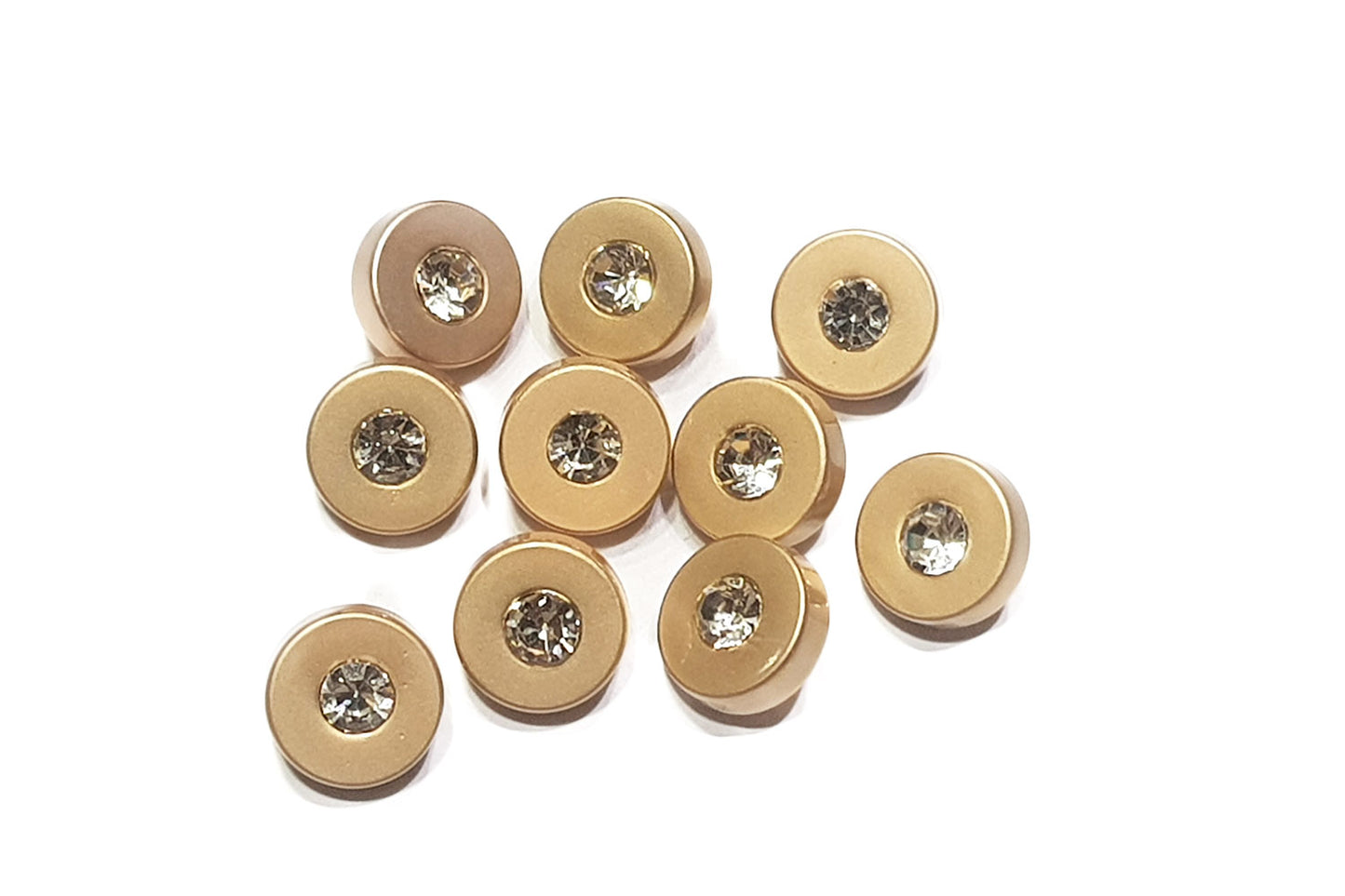Fancy Stonework Loophole Shirt Buttons (10 pieces)