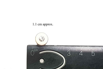 Fancy Stonework Loophole Shirt Buttons (10 pieces)