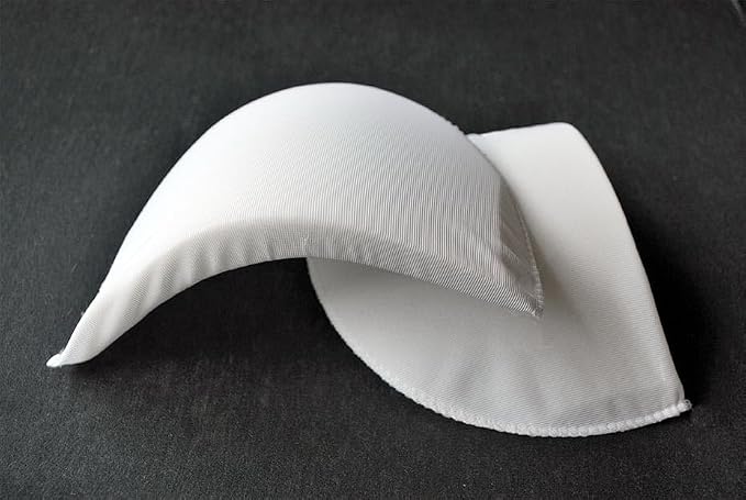 White Color Foam Shoulder Pads Set Polyester Pad