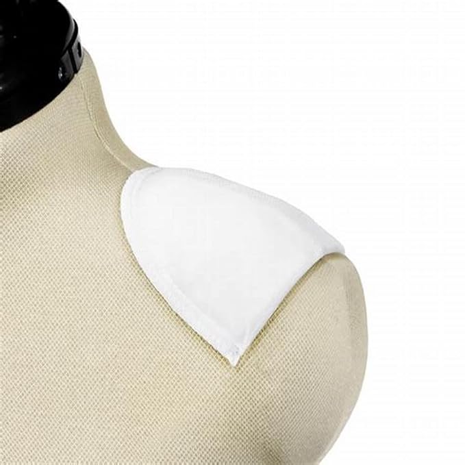 White Color Foam Shoulder Pads Set Polyester Pad