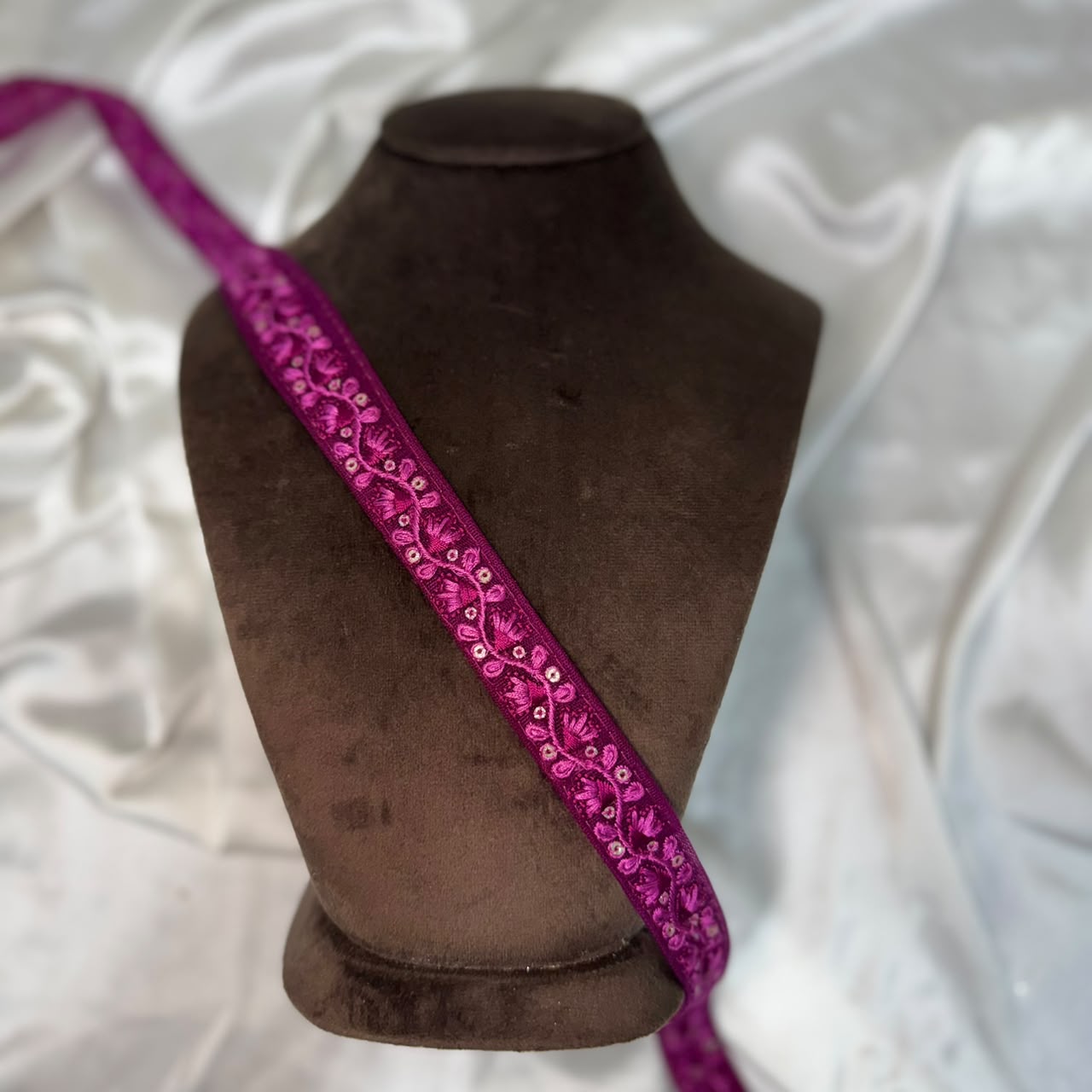 Floral Thread work Decorative lace border