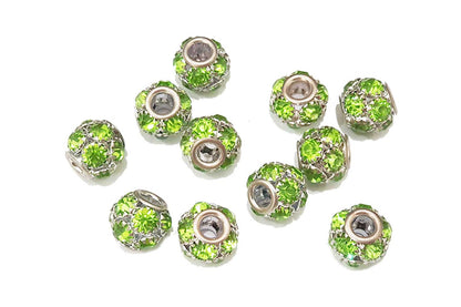 Mohan Shoppe Round Shape Ladies Metal Loop hole/Zircon Balls